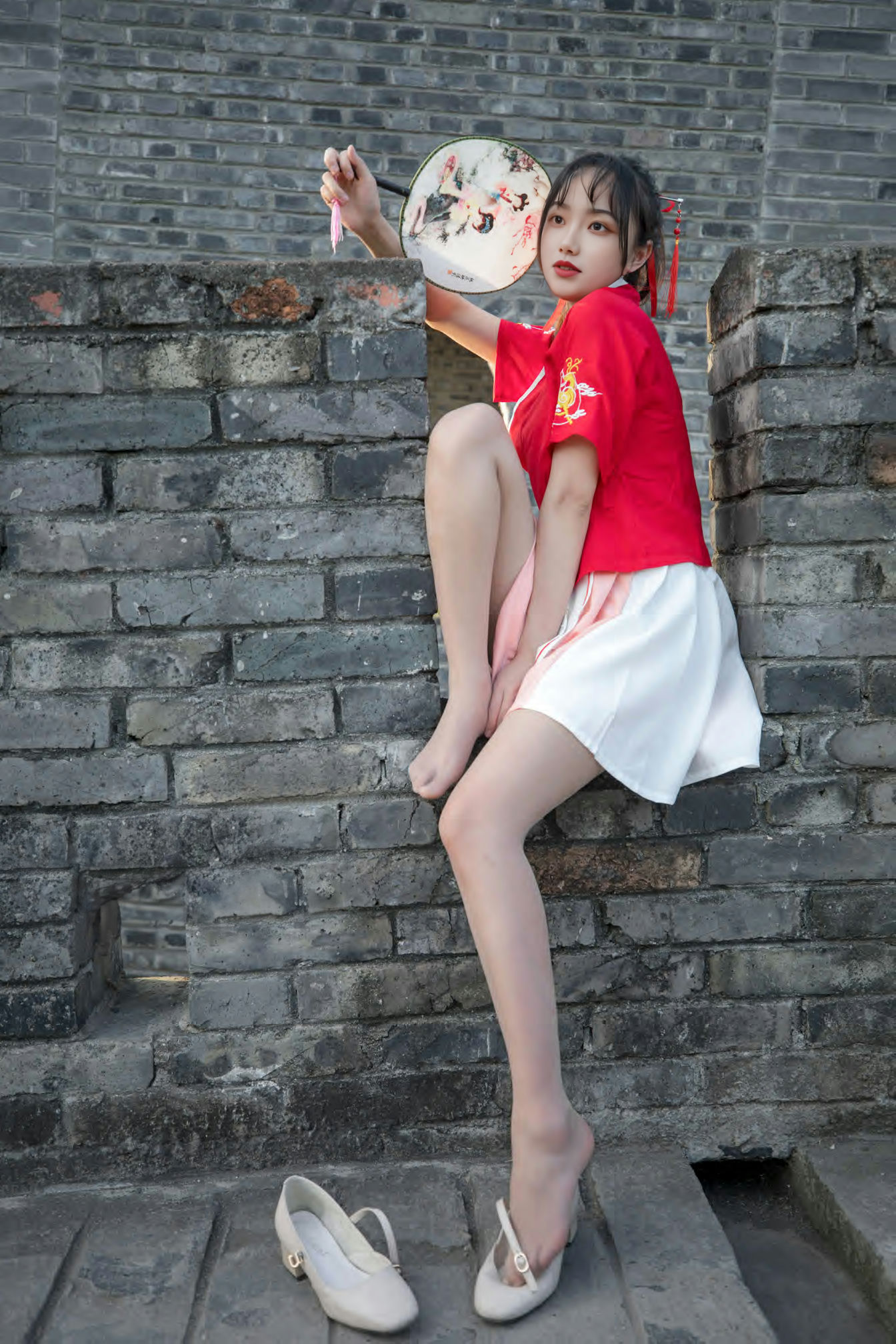 A005-汉服油纸伞