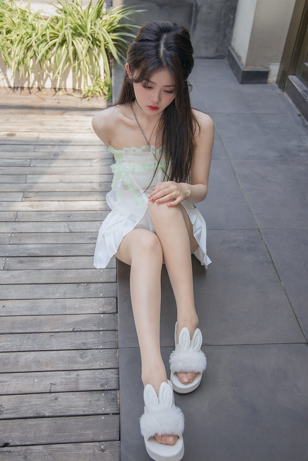 A038-小白裙